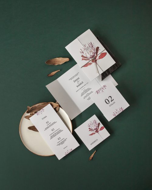 vestuvinis kvietimas modernus minimalistinis