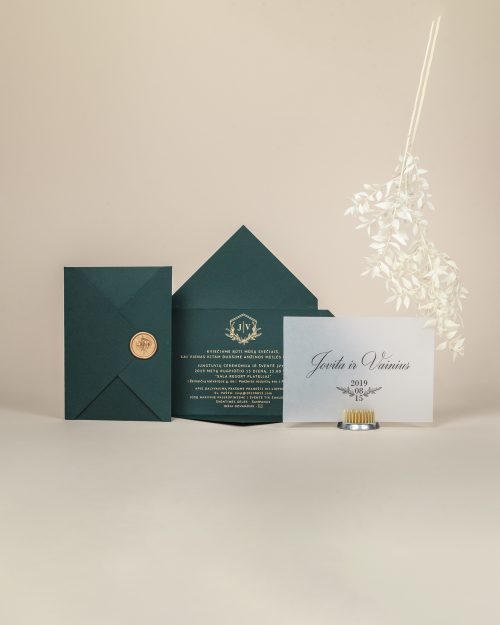 vestuvinis kvietimas elegantiškas išskirtinės formos