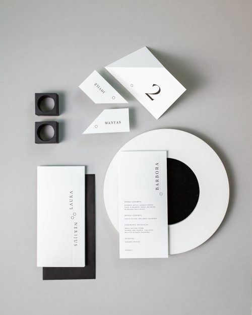 vestuvinis kvietimas modernus minimalistinis