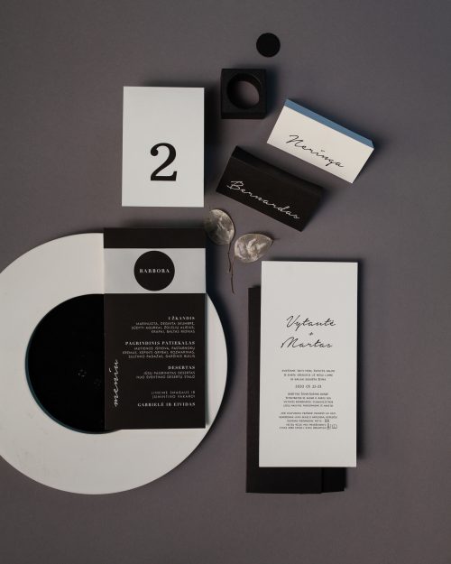 vestuvinis kvietimas modernus minimalistinis