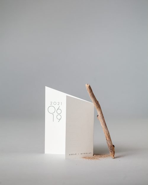 vestuvinis kvietimas minimalistinis modernus