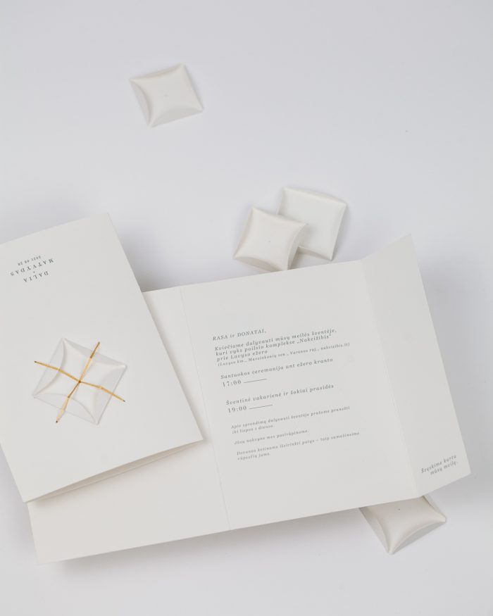 vestuvinis kvietimas modernus minimalistinis