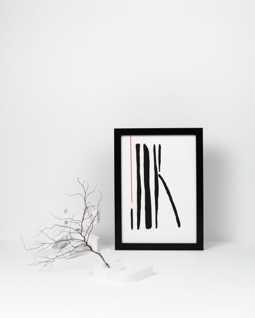 abstraktus plakatas sienos dekorui