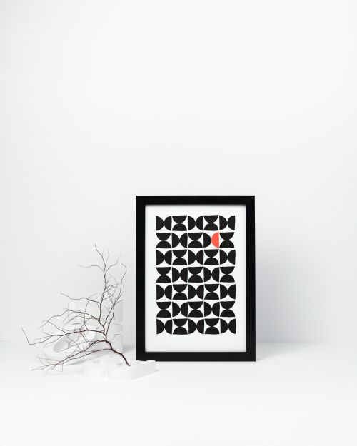 abstraktus plakatas sienos dekorui