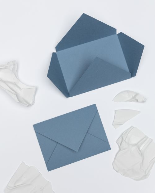 B6 formato spalvoti sulankstomi vokai – dėkliukai kvietimu, dovanu kuponu pakavimui