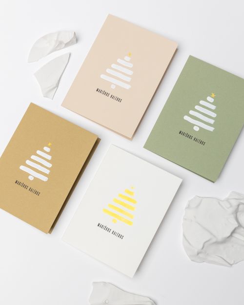 kalėdiniai rankų darbo atvirukai