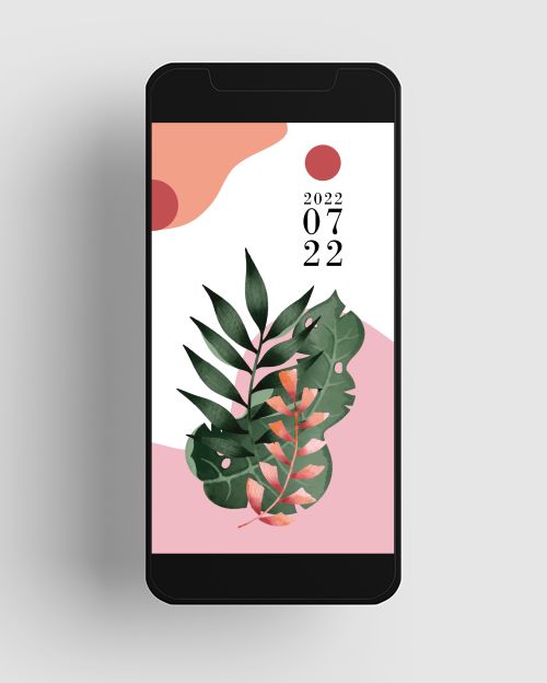 elektroniniai animuoti kvietimai su gėlėm, iliustracija