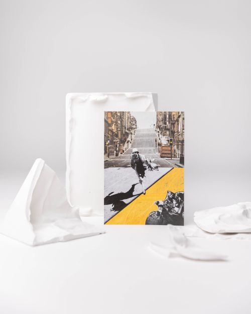 atvirukas, gimtadienio atvirukas - koliažas