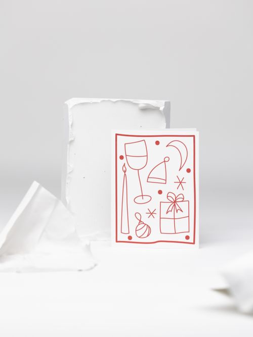 kalėdinis sveikinimo atvirukas - dovana