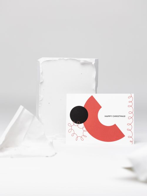 kalėdinis sveikinimo atvirukas - žaisliukai